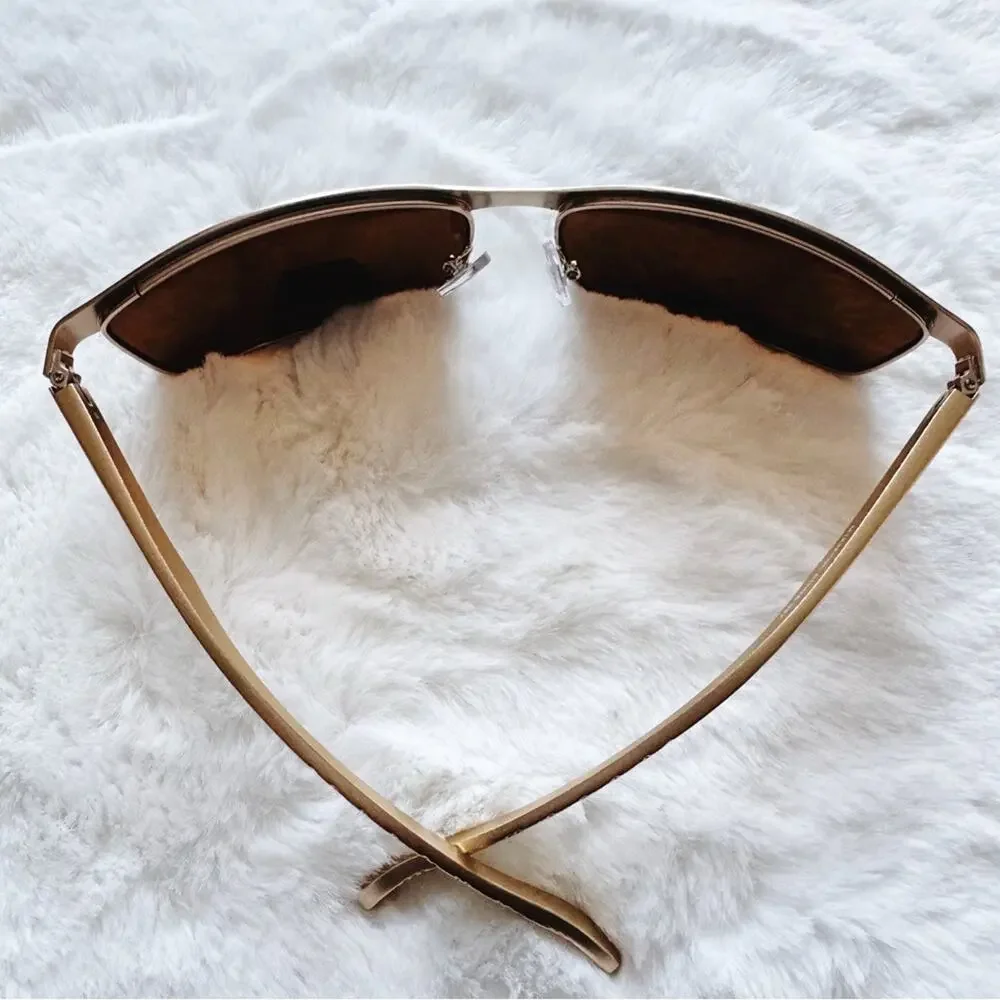 Kieran Gold Polarized UV Protection Sunglasses